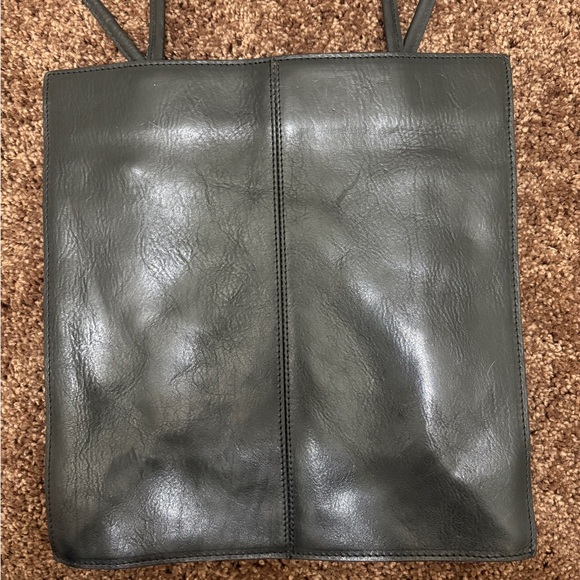 Red & Black (real LEATHER/FUR) Mini Tote Bag - Picture 4 of 9